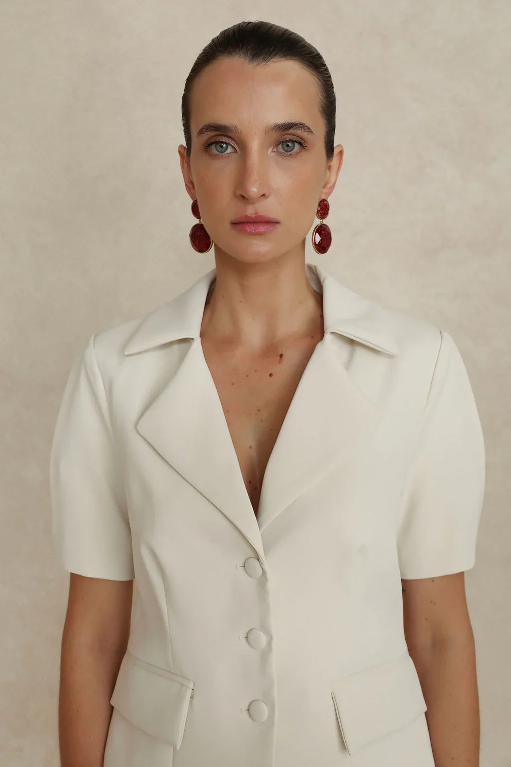 Ruby Drop Earrings