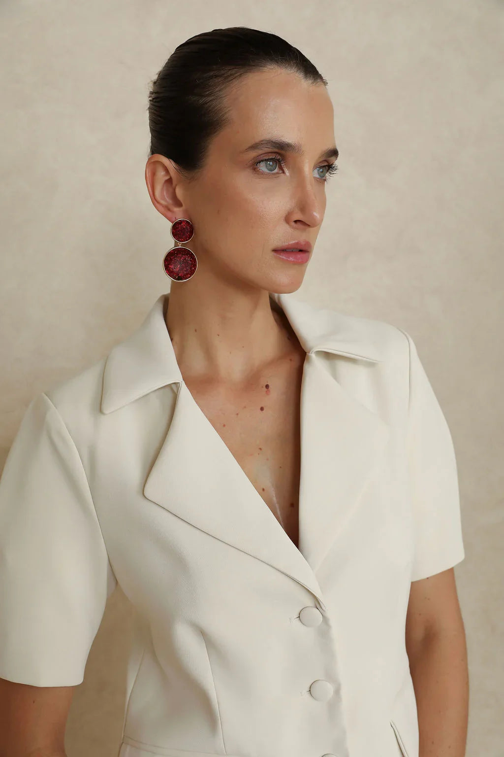 Ruby Drop Earrings