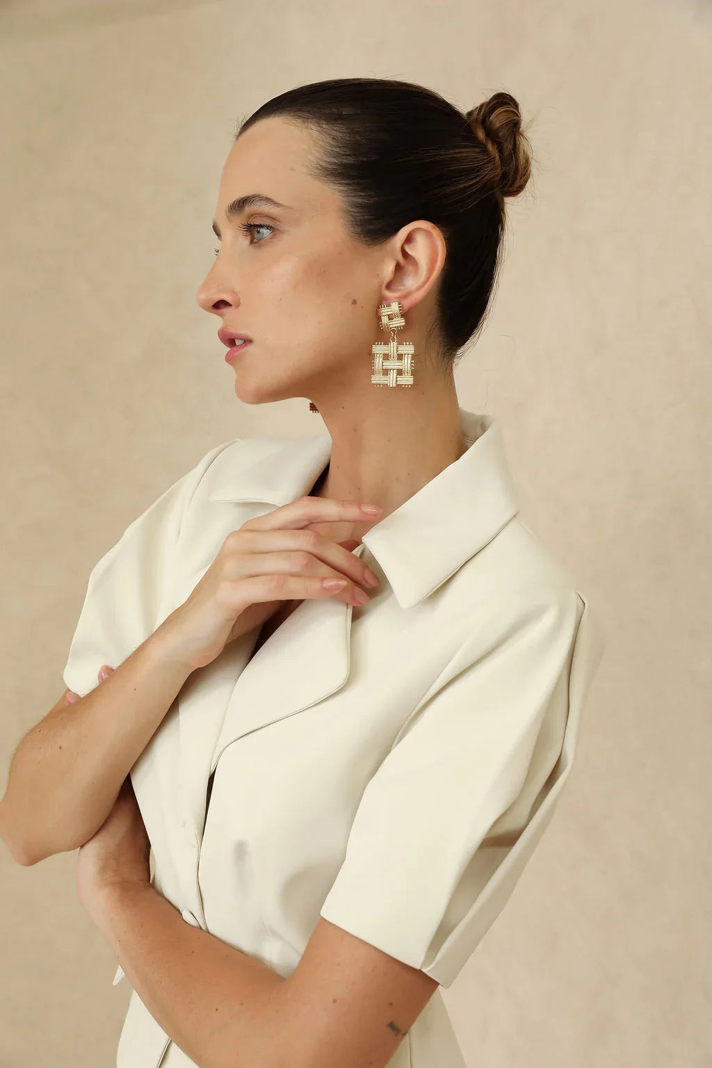 Alice Gold Drop Earrings
